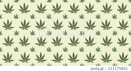 Seamless marijuana background with geometric leaves pattern Seamless marijuana background with geometric leaves pattern 121175601