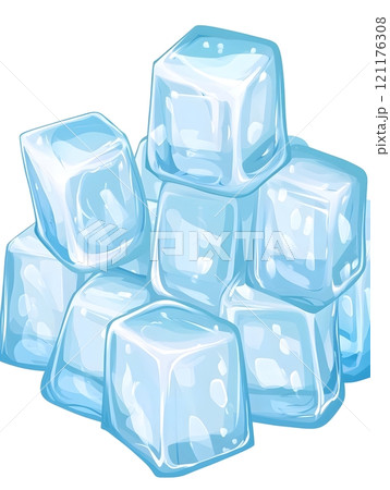 Ice cube crystal freeze clear frozen cold freezing	 Ice cube crystal freeze clear frozen cold freezing	 121176308