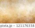 A beautiful brown background featuring soft white clouds scattered in the sky 121176338