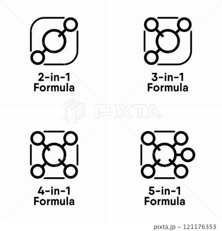 2 in 1 Formula vector information signs 2 in 1 Formula vector information signs 121176353