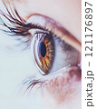 Human Eye close-up ,iris and pupil eyes vision	 121176897