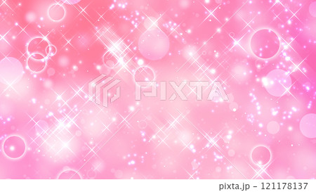 背景 キラキラ 輝き かわいい 121178137