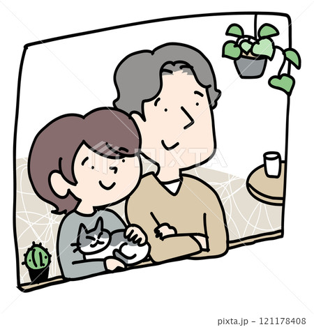 パートナーと二人と猫一匹の生活 121178408