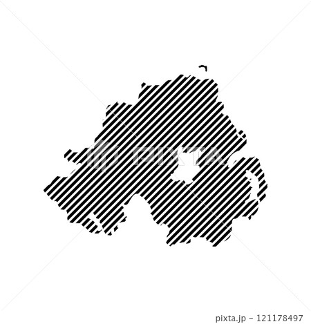 Northern Ireland Map Icon 121178497