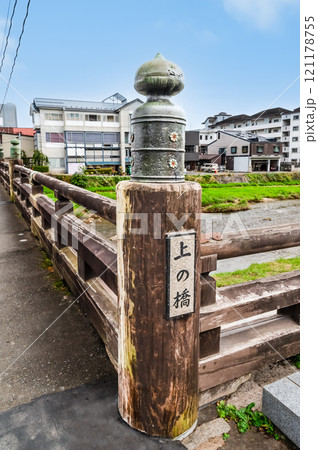 盛岡　上ノ橋の青銅擬宝珠 121178755