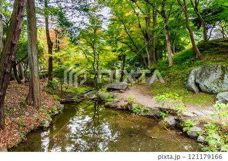 岩手 盛岡城跡公園 外堀跡 岩手 盛岡城跡公園 外堀跡 121179166