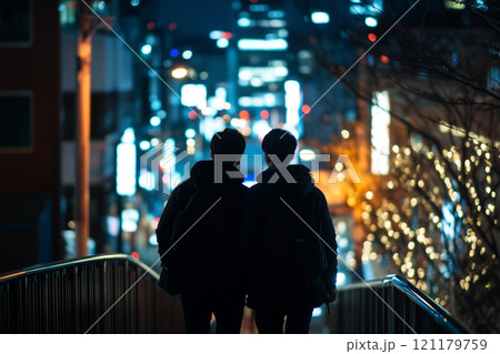 LGBT　同性愛カップル 121179759