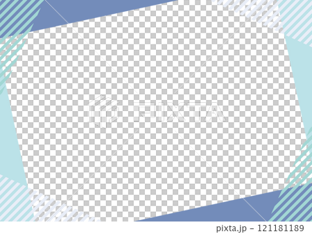 藍色淺藍色幾何框架條紋簡單 藍色淺藍色幾何框架條紋簡單 121181189