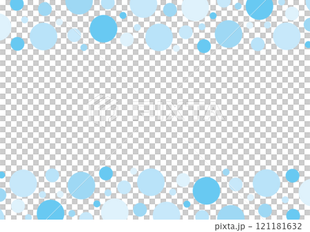 圓點框淺藍色簡約上下氣泡 圓點框淺藍色簡約上下氣泡 121181632