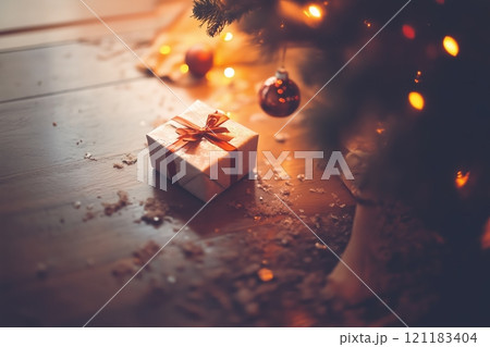 Cozy Christmas Gift Glow Designed by Generative AI 121183404