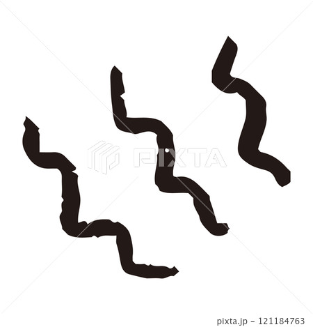 ペンで描いた風不快の手描き漫符 ペンで描いた風不快の手描き漫符 121184763