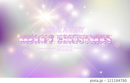 A cheerful Christmas design featuring bright colors 121184780