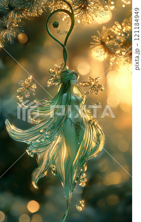 Nareephol or Makaliporn fruit of a maiden is shaped like a beautiful young woman, a mythical tree bearing fruits in the shape of a girl in the legendary Himavanta forest 121184949