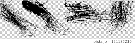 Ink background Hand-drawn calligraphy illustration 121185239