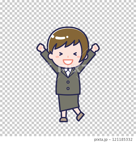 スーツ／女性 03 121185332