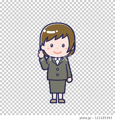 スーツ／女性 14 121185343