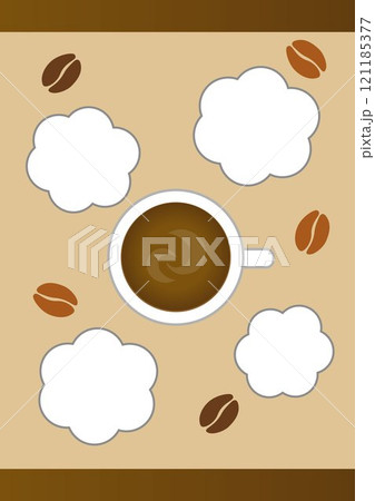 かわいいコーヒーのイラスト 121185377