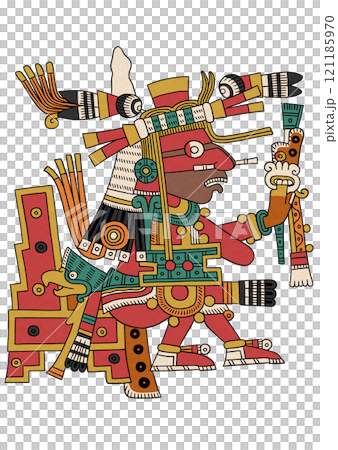 Aztec Mythology Xiuhtecuhtli 121185970