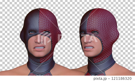 Close-up of a man's face Close-up of a man's face 121186320