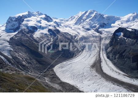 モンテ・ローザの風景 スイス モンテ・ローザの風景 スイス 121186729