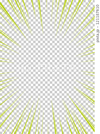 集中線,黃綠色,簡單,垂直 集中線,黃綠色,簡單,垂直 121187610