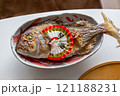 お祝いの塩焼きの鯛 お祝いの塩焼きの鯛 121188231