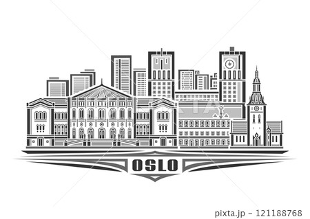 Vector illustration of Oslo 121188768
