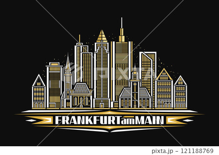 Vector illustration of Frankfurt am Main 121188769