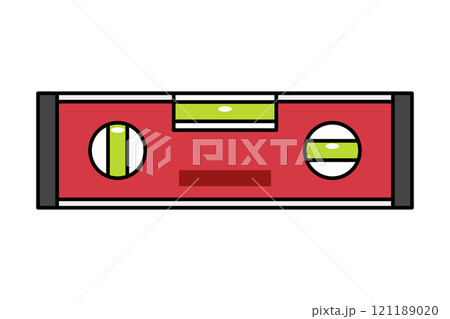 水平器のアイコン 121189020