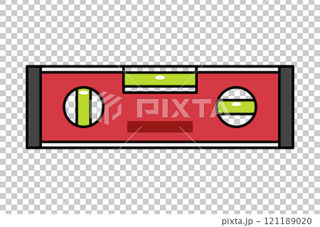 水平器のアイコン 121189020