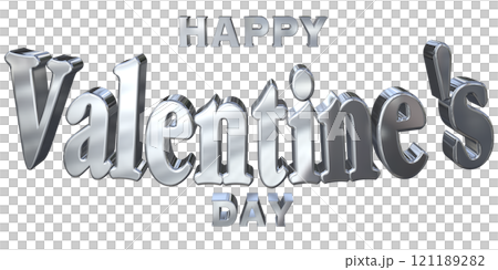 3DCG角色「情人節快樂/情人節快樂」銀、銀 121189282