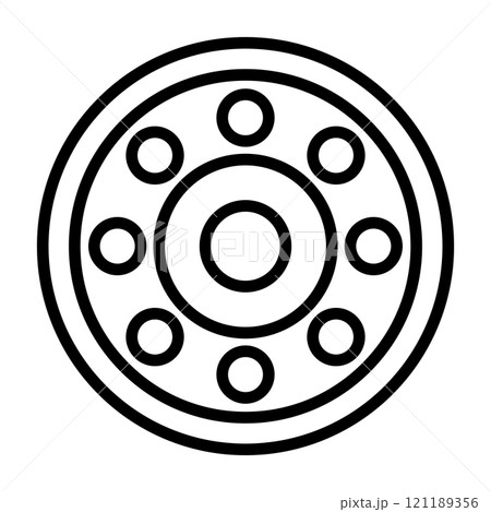 ボールベアリング アイコン ボールベアリング アイコン 121189356