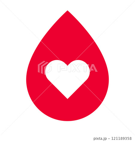 献血のアイコン 121189358