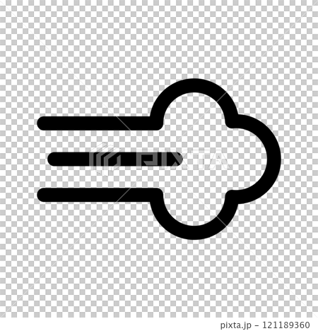 おならのアイコン シンプル 121189360