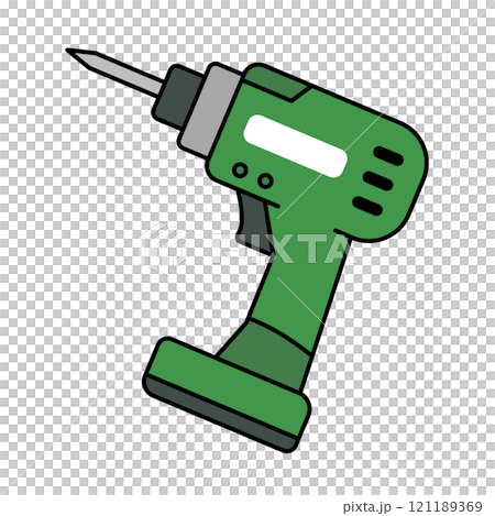 Impact driver icon green 121189369
