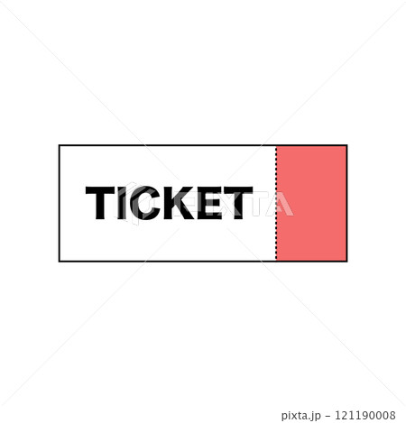 チケットのイラスト チケットのイラスト 121190008