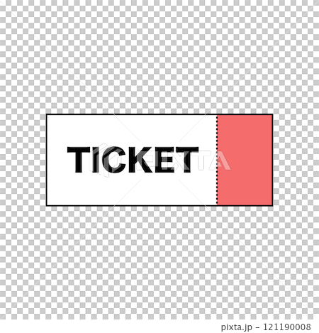 チケットのイラスト チケットのイラスト 121190008