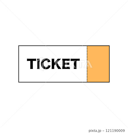 チケットのイラスト 121190009