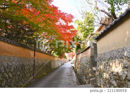 【山口県下関市】城下町長府の古江小路の風景 【山口県下関市】城下町長府の古江小路の風景 121190058