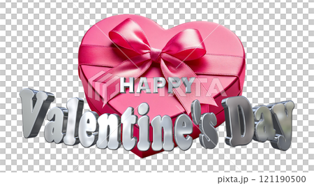 3DCG文字「Happy Valentine's Day/ハッピーバレンタインデー」シルバー,銀 3DCG文字「Happy Valentine's Day/ハッピーバレンタインデー」シルバー,銀 121190500
