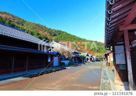 【福井県】快晴の宿場町「熊川宿」 121191876