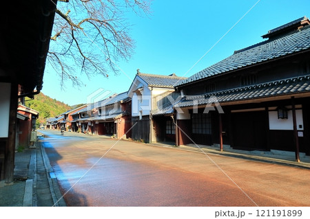【福井県】快晴の宿場町「熊川宿」 121191899