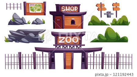 Zoo construction elements set 121192443