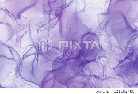 紫色の抽象的な背景テクスチャ、ミステリーやホラー風のハロウィーンデザイン 121192499