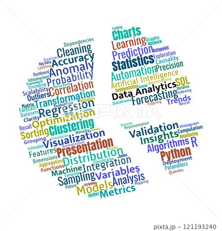 Data Analytics Word Cloudのイラスト素材 [121193240] - PIXTA
