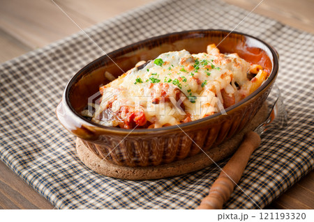 茄子のミートグラタン 茄子のミートグラタン 121193320