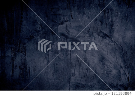 Dark concrete cement wall grunge texture for background 121193894