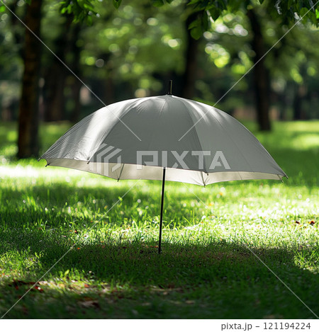 Blank umbrella mockup for your design. 121194224