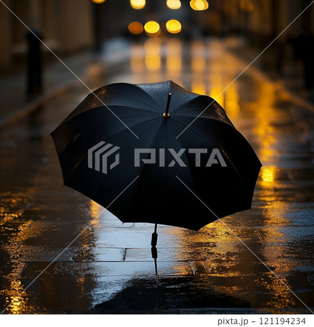 Blank umbrella mockup for your design. 121194234
