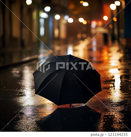 Blank umbrella mockup for your design. 121194235